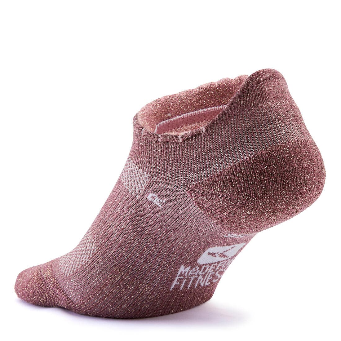 Chaussettes invisibles de fitness à effet pailleté