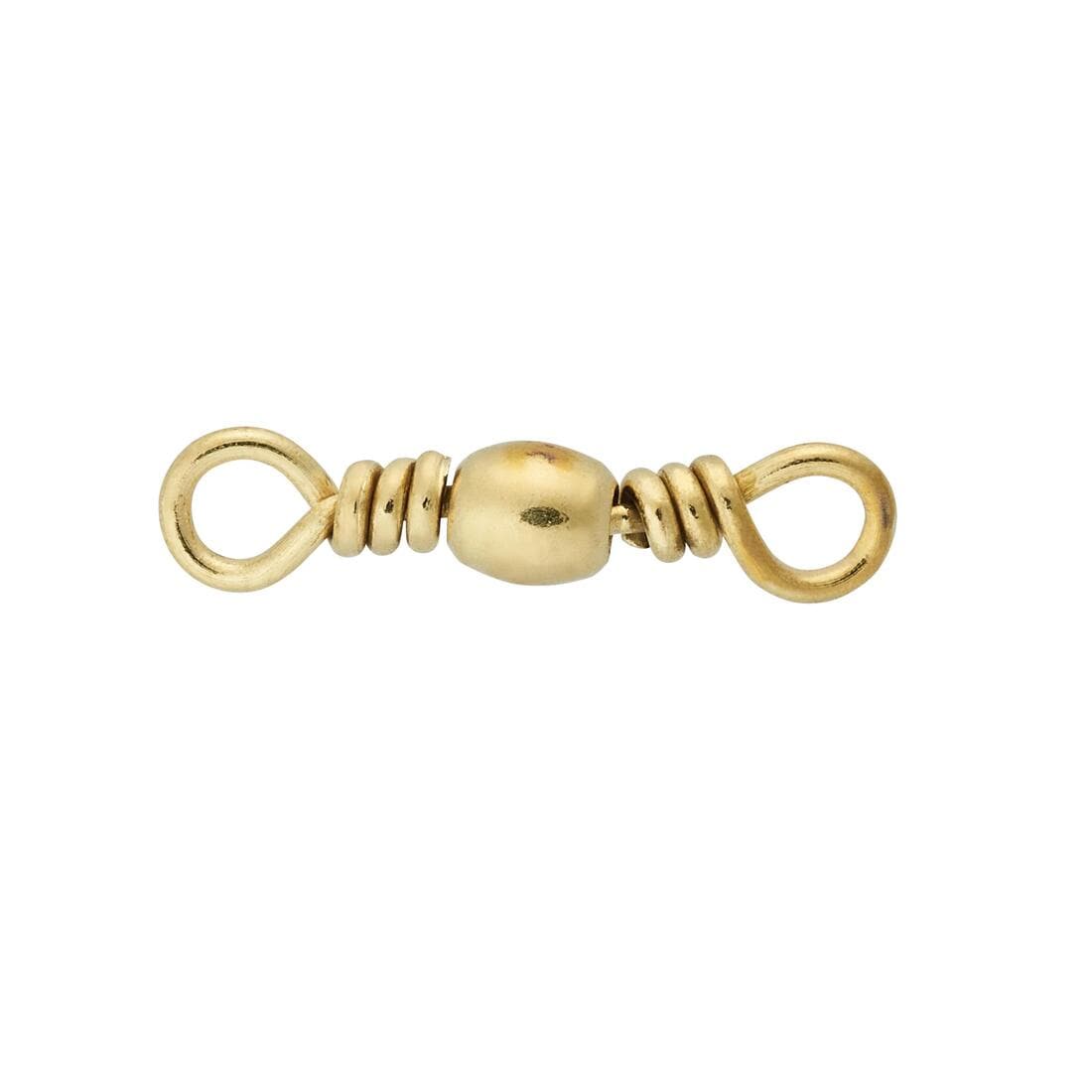 Émerillon baril pêche en mer swivel brass SW ROL LAITON x10