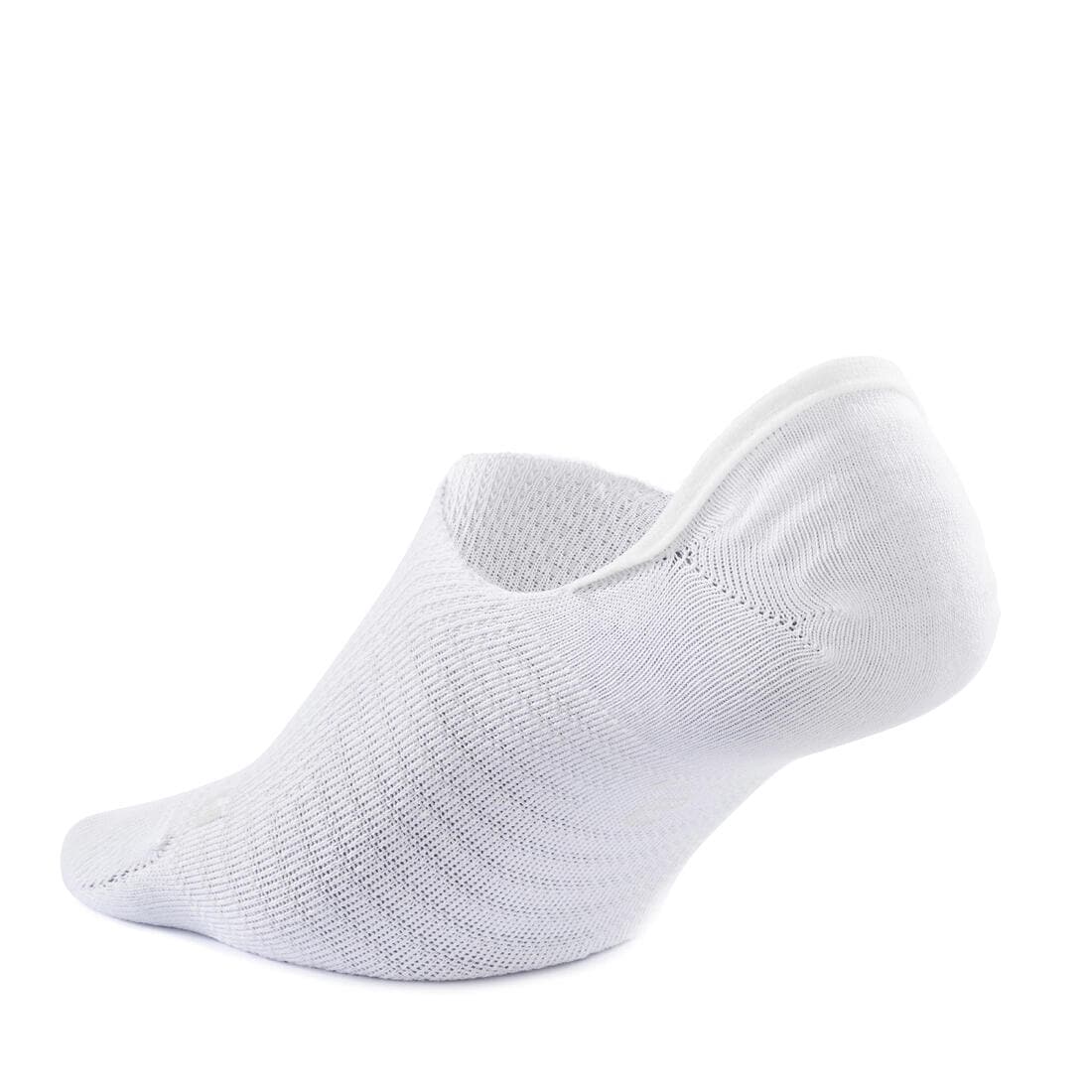 Chaussettes de marche invisibles blanches grises - lot de 2 paires