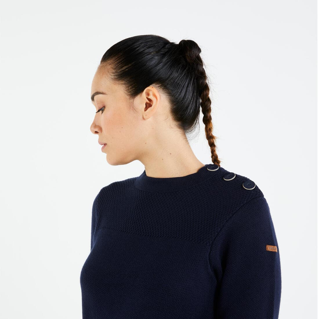 Pull marin Femme bleu marine