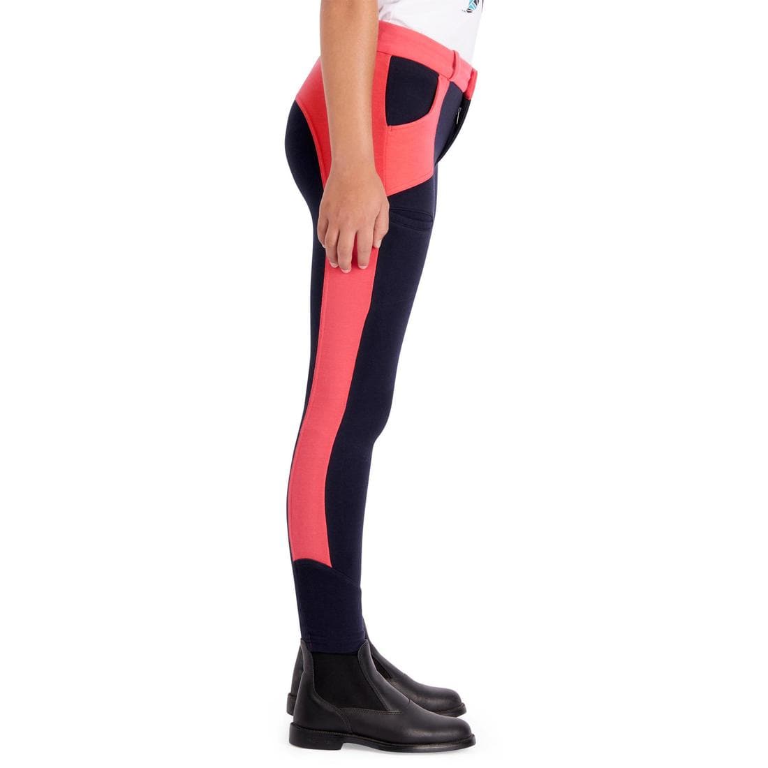 Pantalon équitation  Enfant - 120 marine et