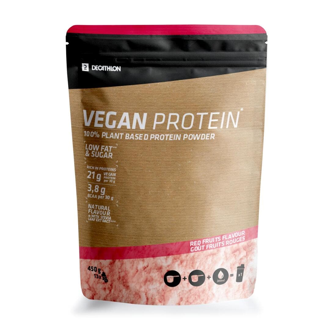 VEGAN PROTEIN PARFUM FRUITS ROUGES 450G