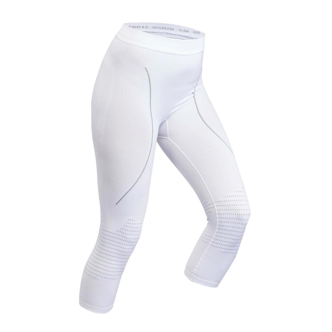 Sous-vêtement thermique de ski Femme, BL 900 seamless bas blanc