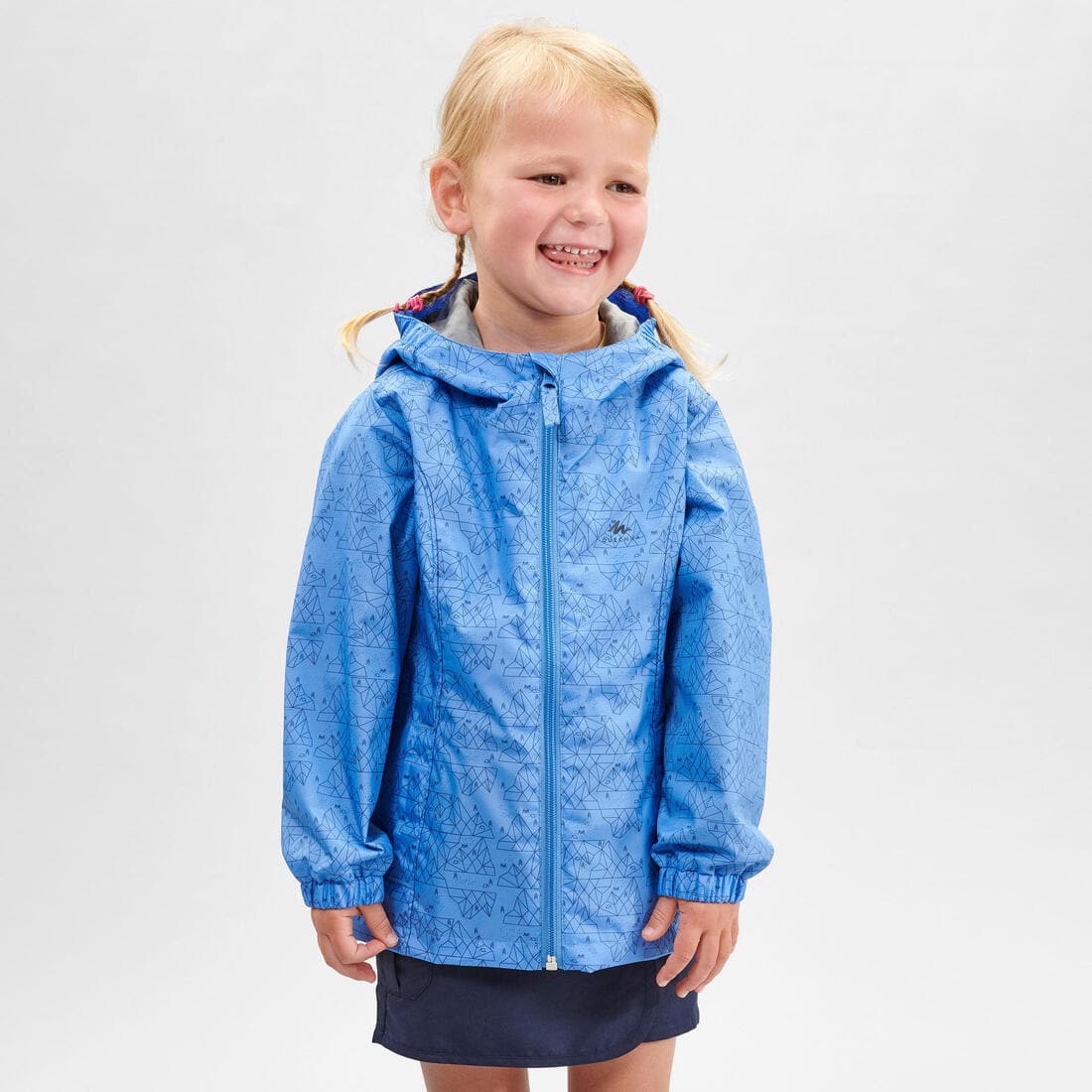 Veste imperméable de randonnée enfant - MH500 KID - 2-6 ANS