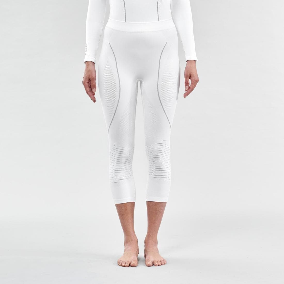 Sous-vêtement thermique de ski Femme, BL 900 seamless bas blanc