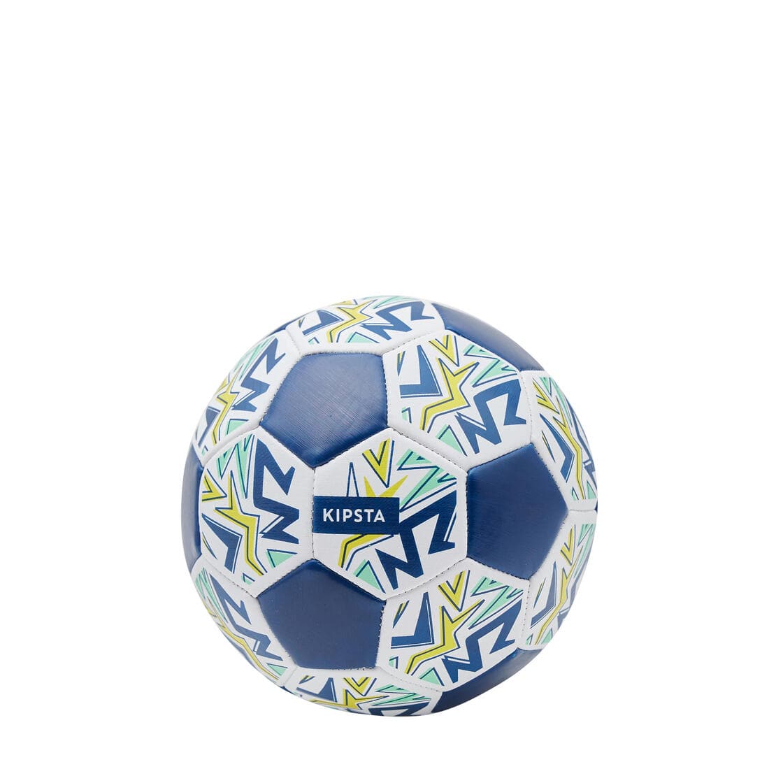 Mini ballon de football LEARNING BALL BLANC BLEU TAILLE 1