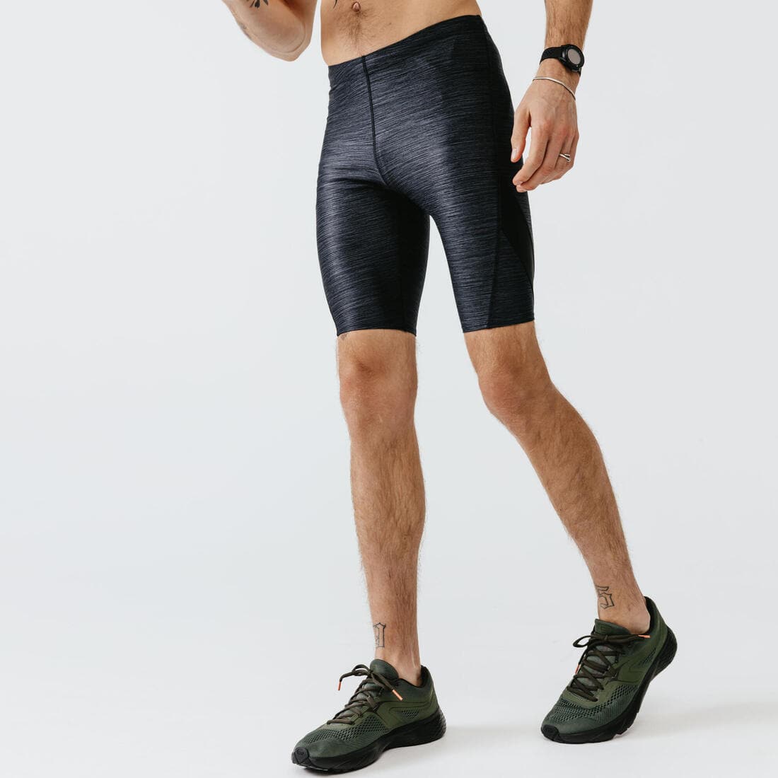 Cuissard running respirant homme - Dry+ gris abysses