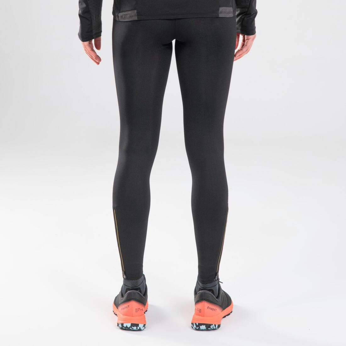 Legging de trail running avec portage Femme - KIPRUN Run 900 Carrying Noir