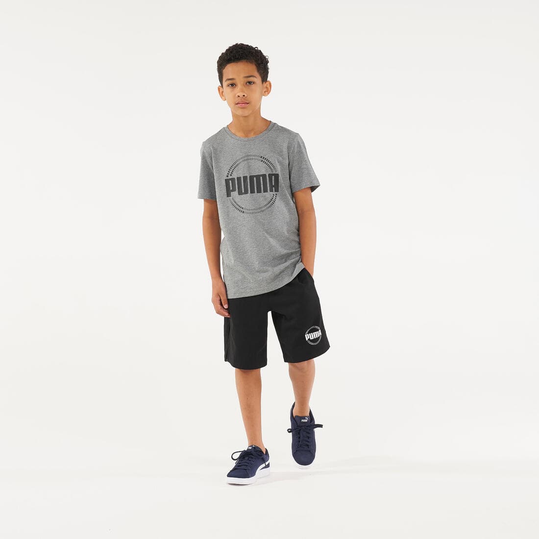 short noir imprimé PUMA