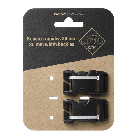 





Lot de 2 boucles rapides pour sac à dos - 20mm