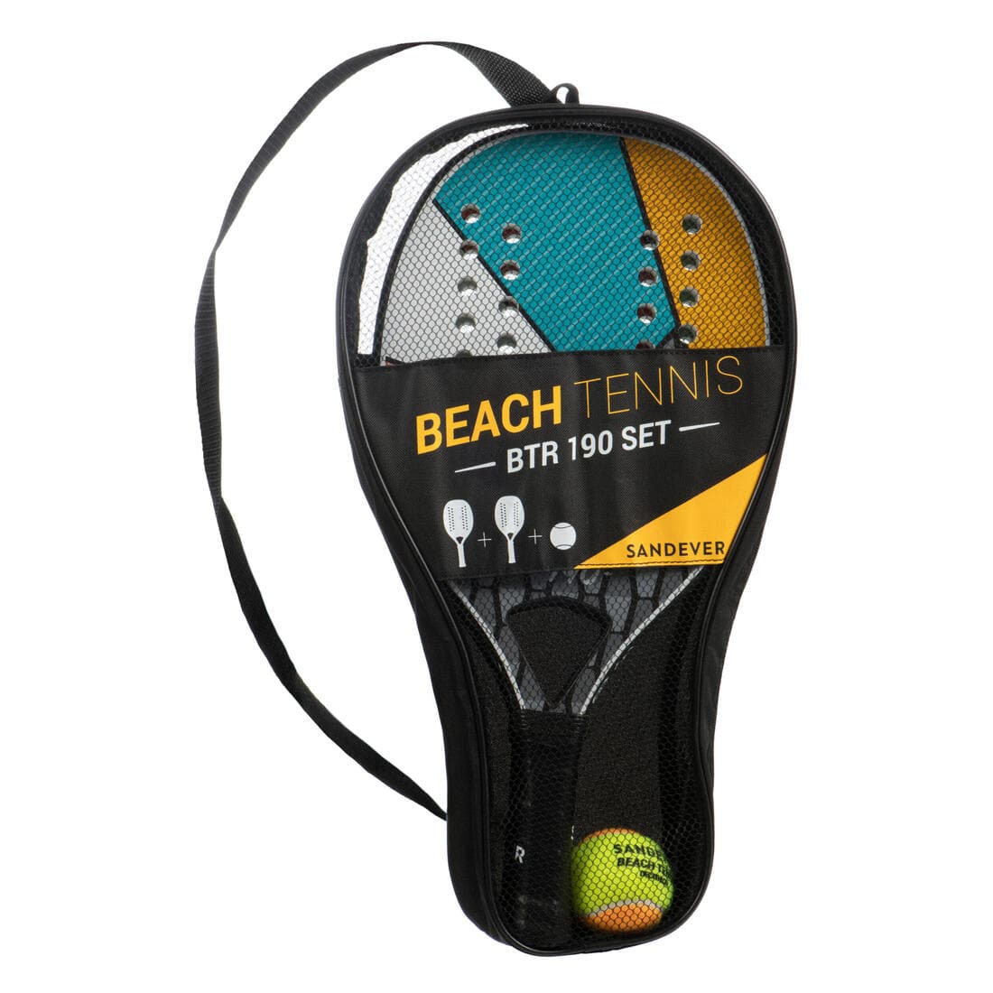 set raquettes Beach Tennis SET BTR 190 AD .