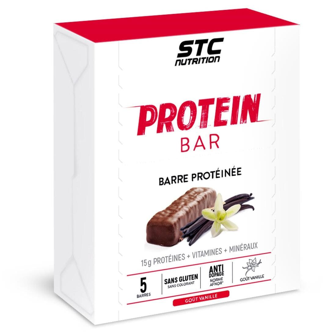 PROTEIN BAR - boite 5 barres - Vanille