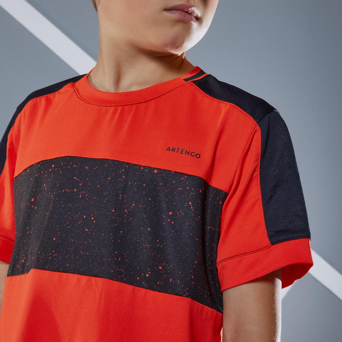 T-shirt de tennis garcon - TTS dry