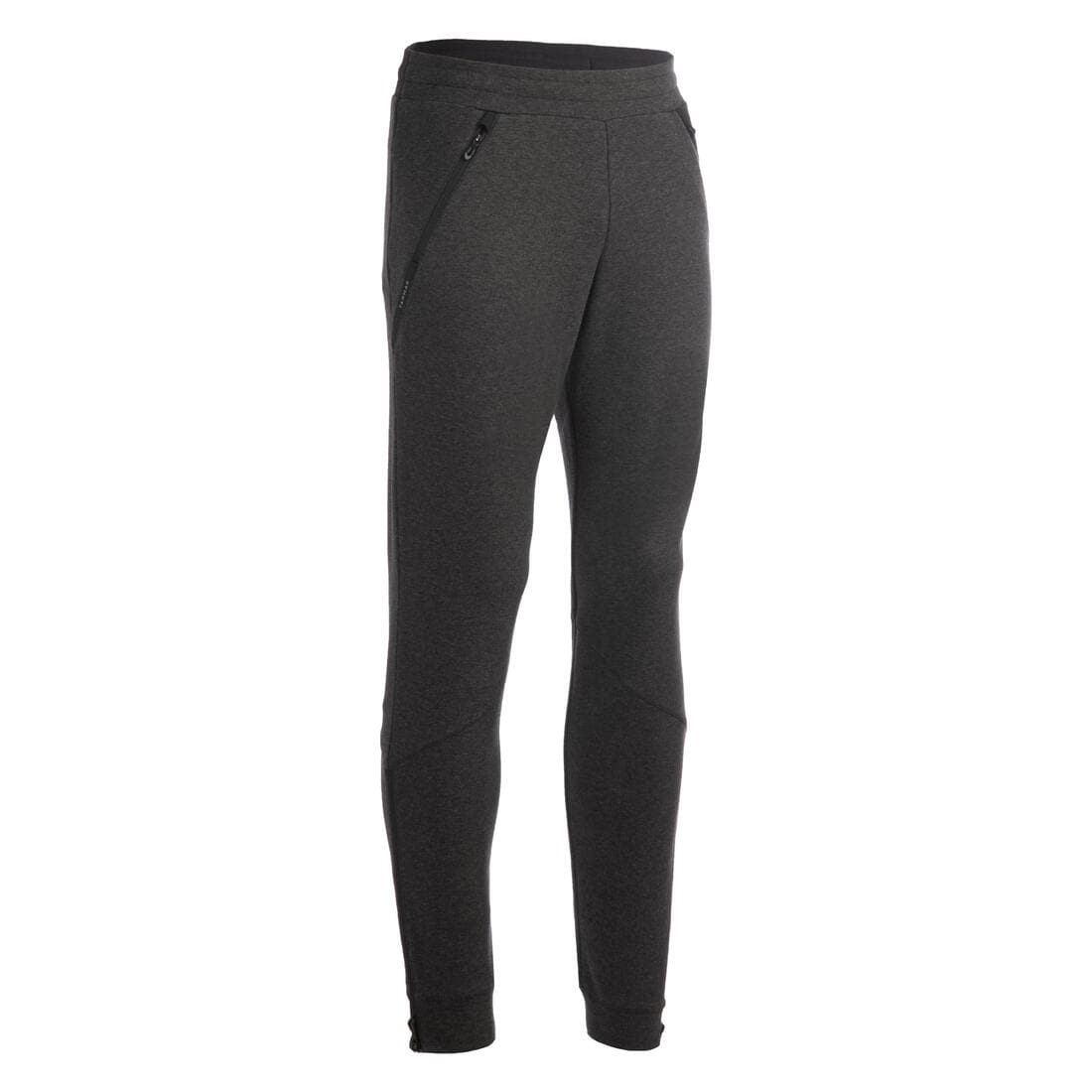 PANTALON BASKETBALL SURVETEMENT HOMME - P500 GRIS