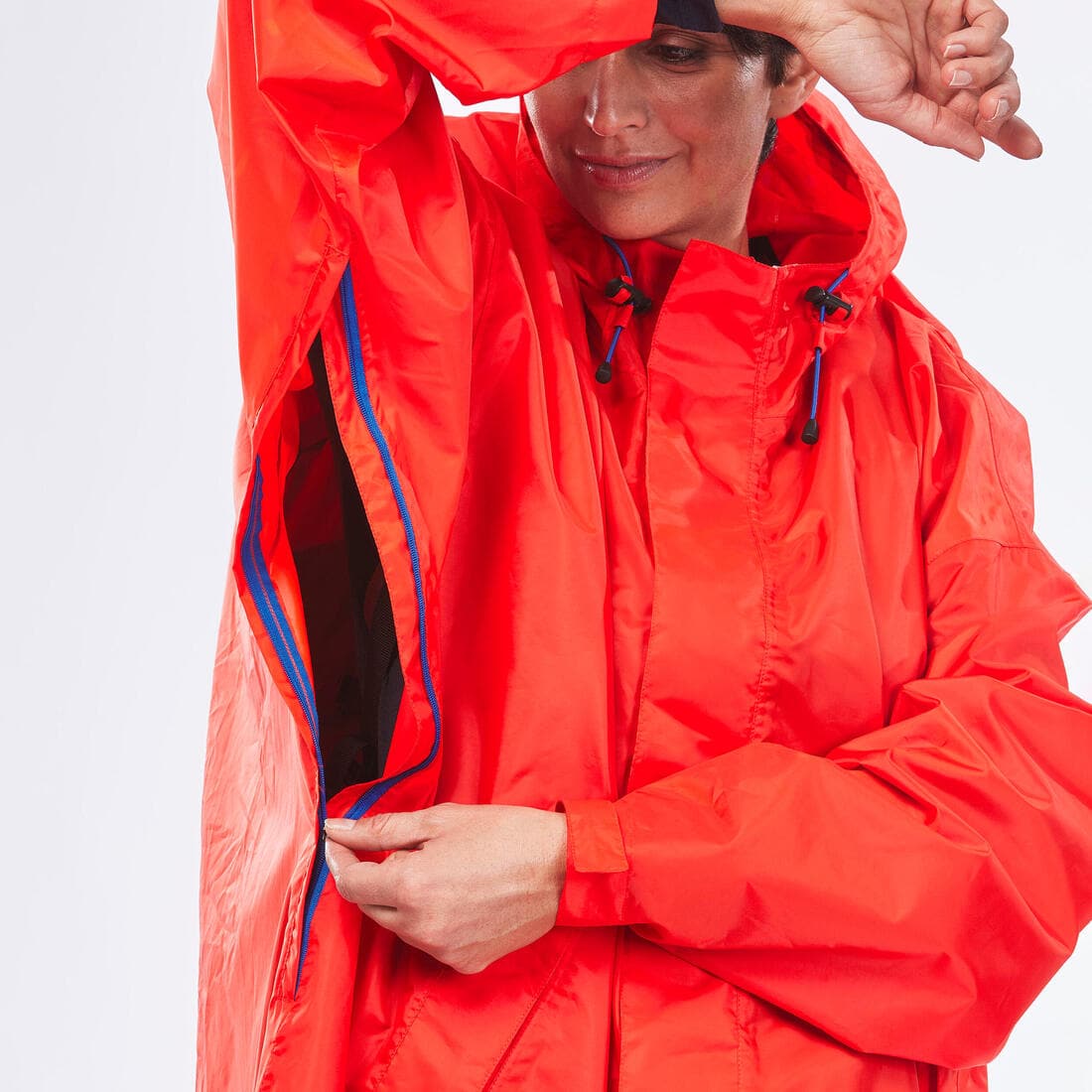 Poncho de pluie de randonnée - MT900 - 75L - Rouge - S/M