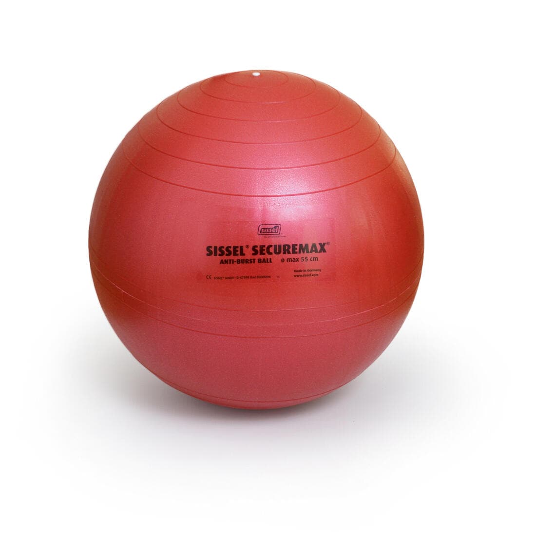 BALLON DE GYM SISSEL SECURE MAX FITNESS TAILLE 1 - 55CM ROSE