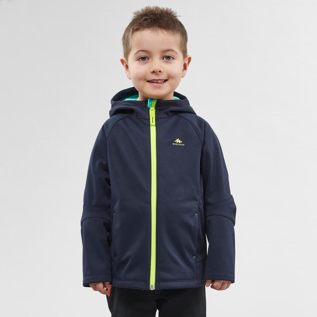 Veste softshell de randonnée - MH550 - enfant 2 - 6 ans