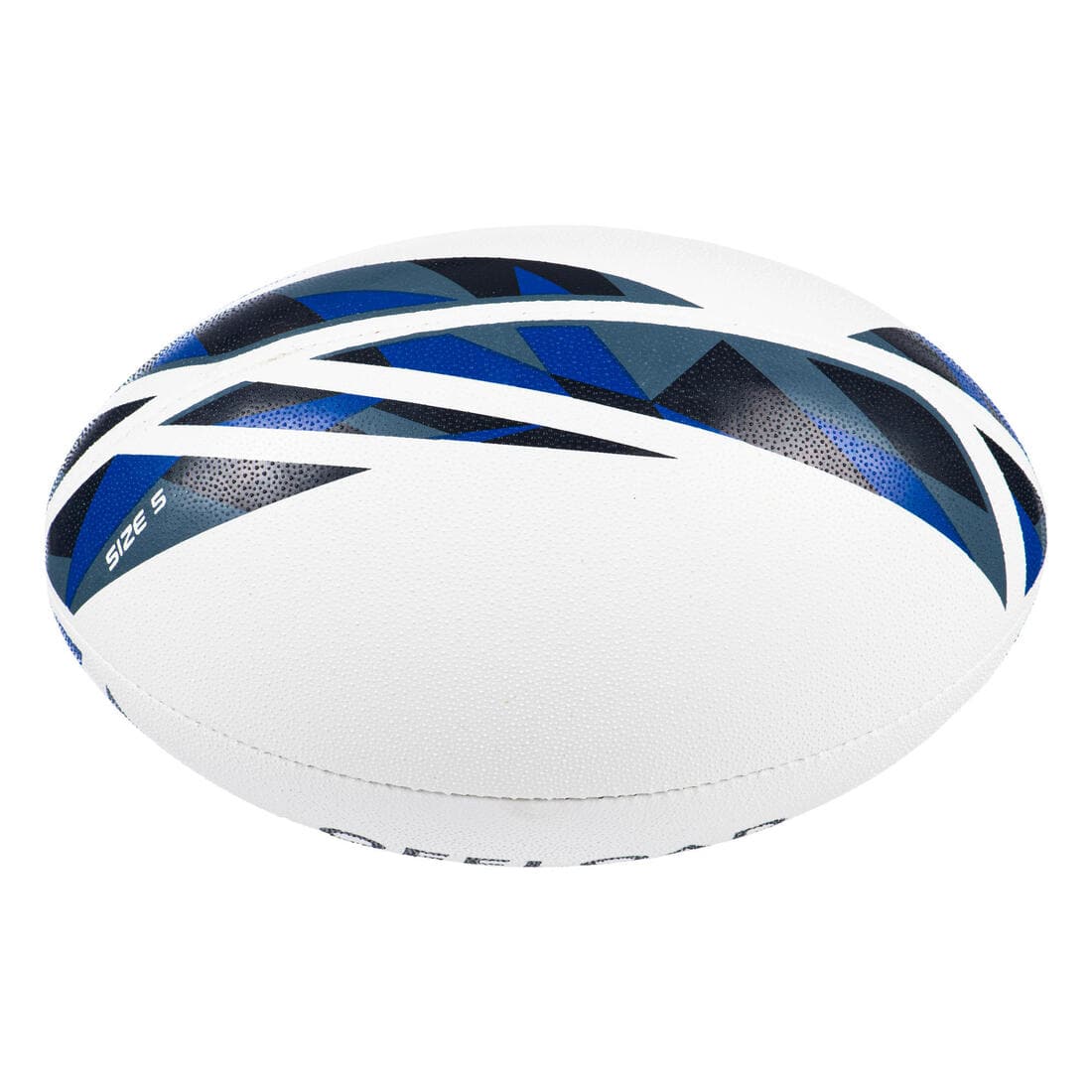 BALLON DE RUGBY Taille 5 - R500 match Bleu