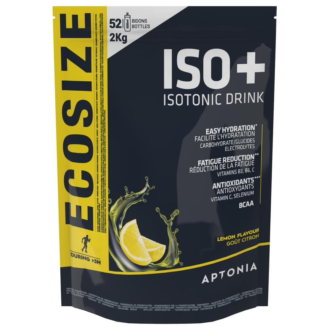 BOISSON ISOTONIQUE POUDRE ISO+ CITRON 2KG