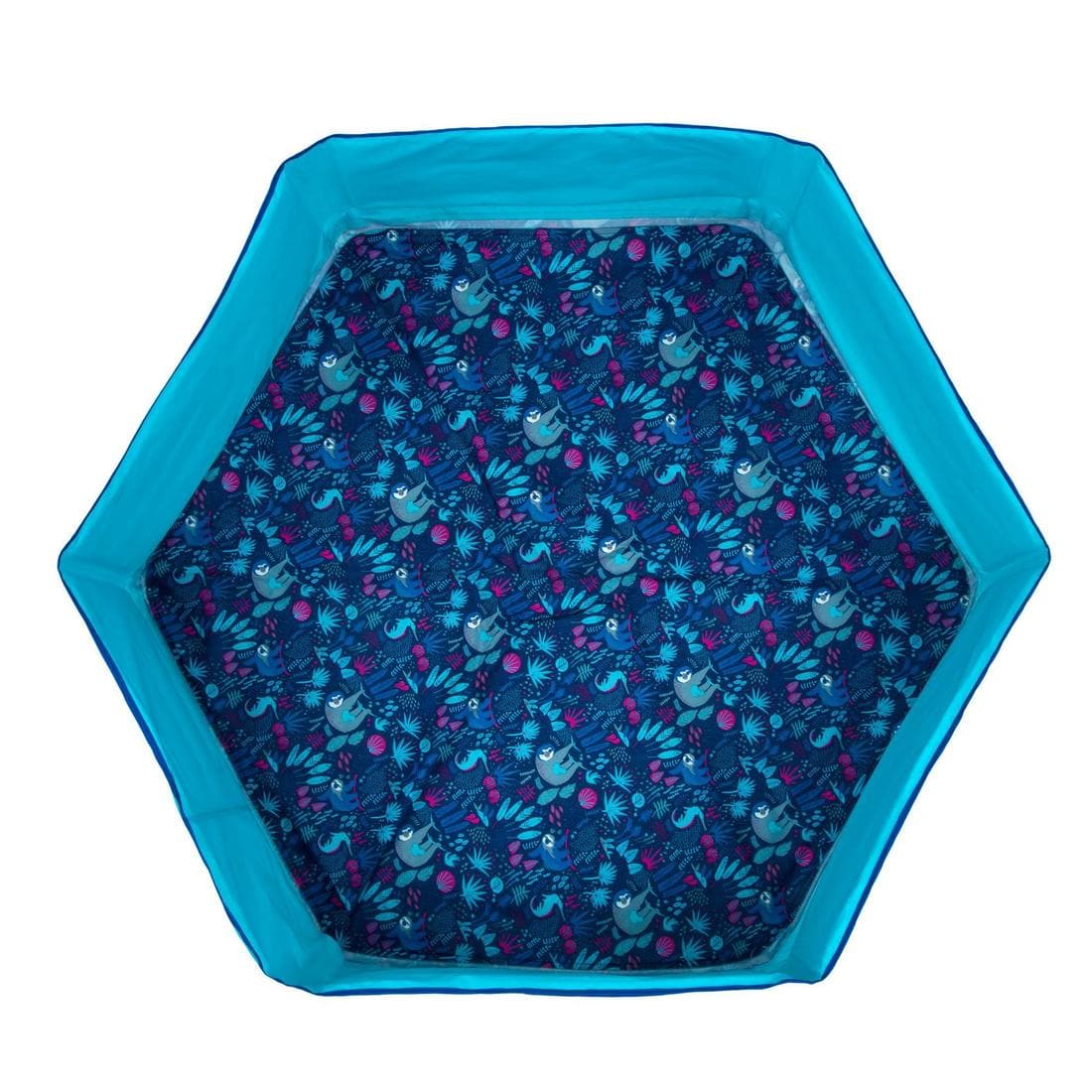 Piscinette enfant TIDIPOOL bleue avec sac de transport étanche 88,5 cm diamètre