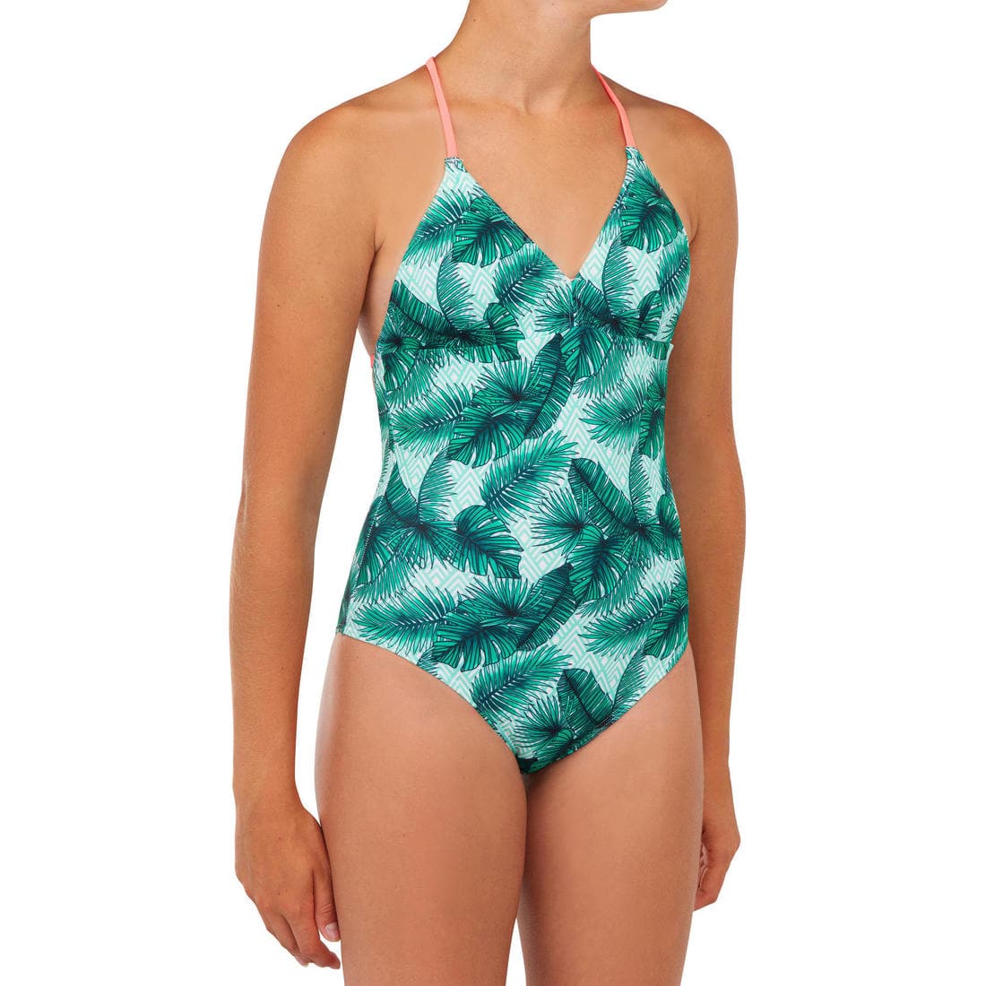 maillot de bain 1 pièce noir HIMAE GIRL500 TROPICOOL