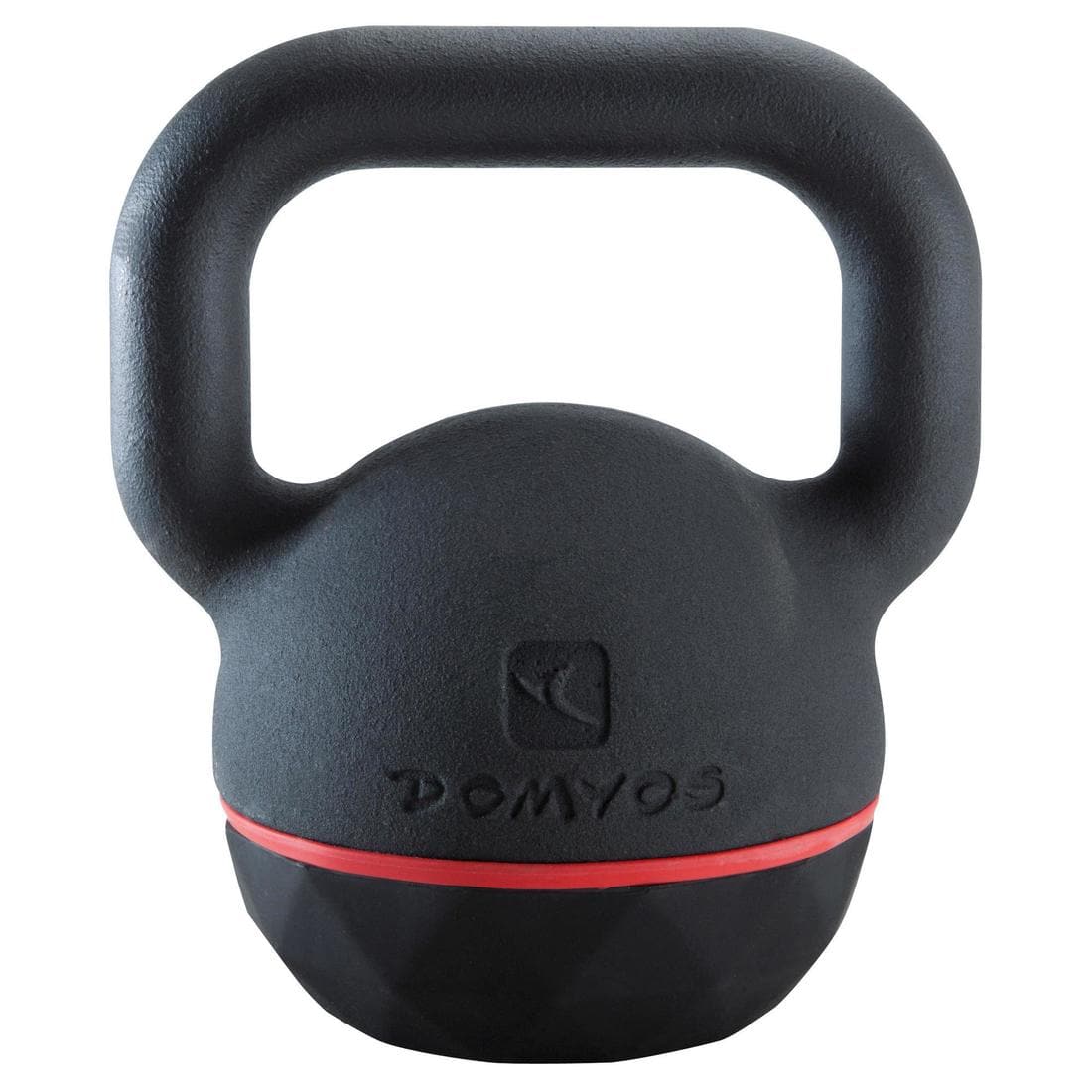 Kettlebell en fonte et base caoutchouc - 20 kg