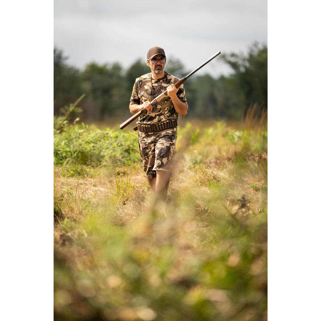 Casquette chasse légère et respirante 500 Marron