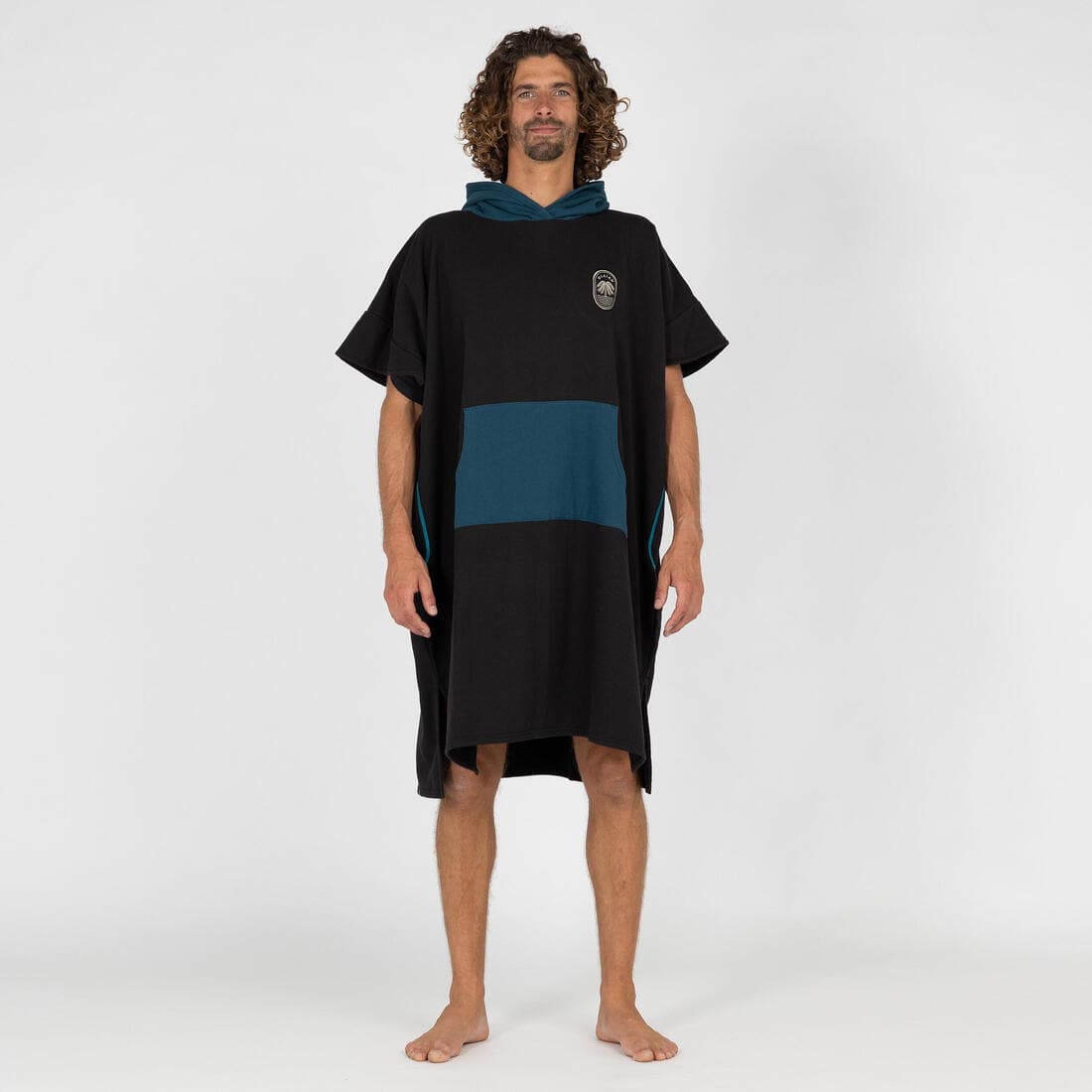 Poncho surf Adulte - 500 sable