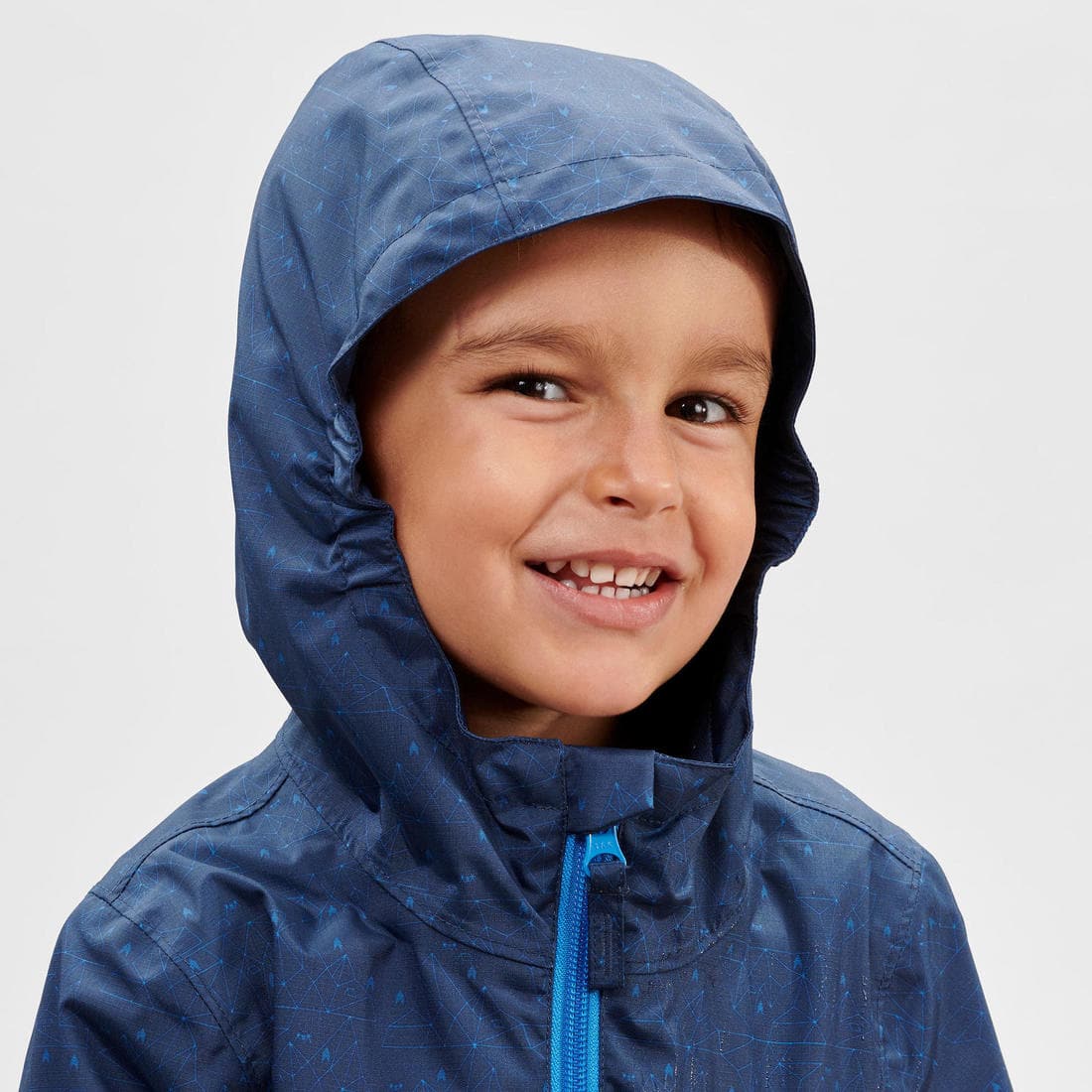 Veste imperméable de randonnée enfant - MH500 KID - 2-6 ANS