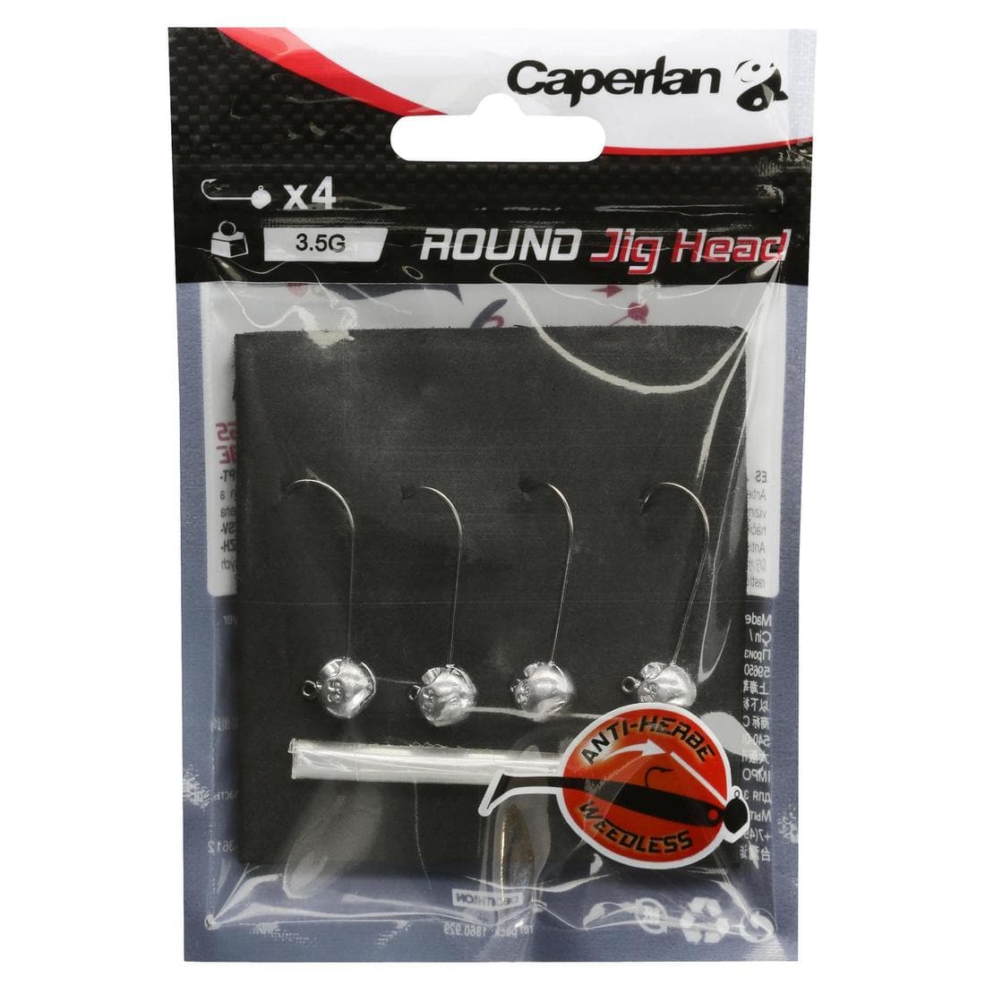 Tête plombée pêche aux leurres souples ROUND JIG HEAD x4 7 gr