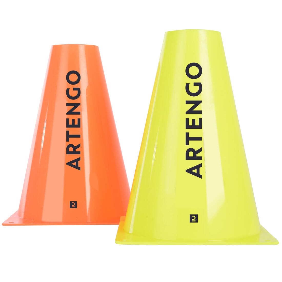 6 CONES DE DELIMITATION 19CM POUR TERRAIN TENNIS