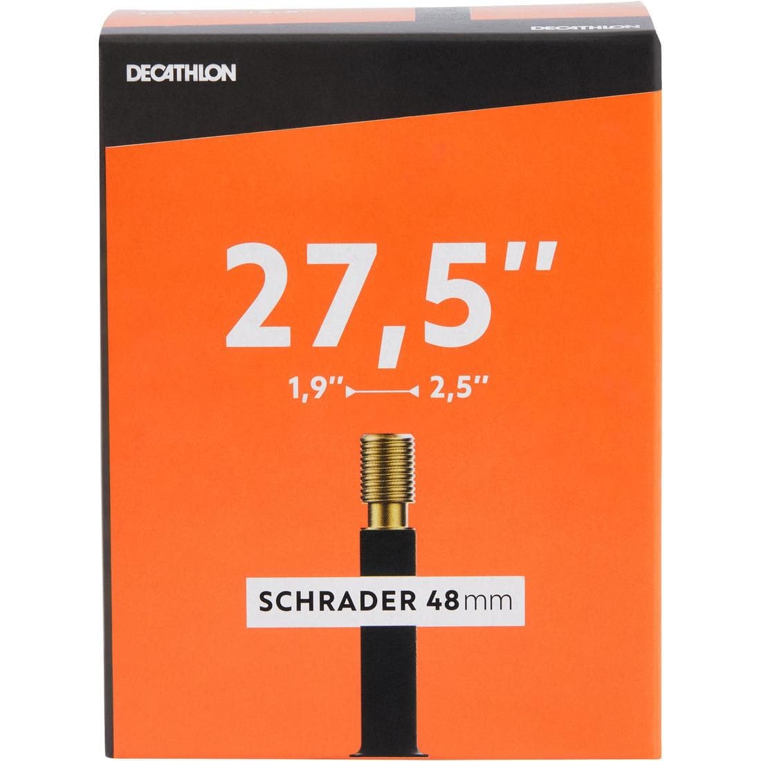 CHAMBRE A AIR 27.5x1,9/ 2,5 VALVE SCHRADER 48 MM