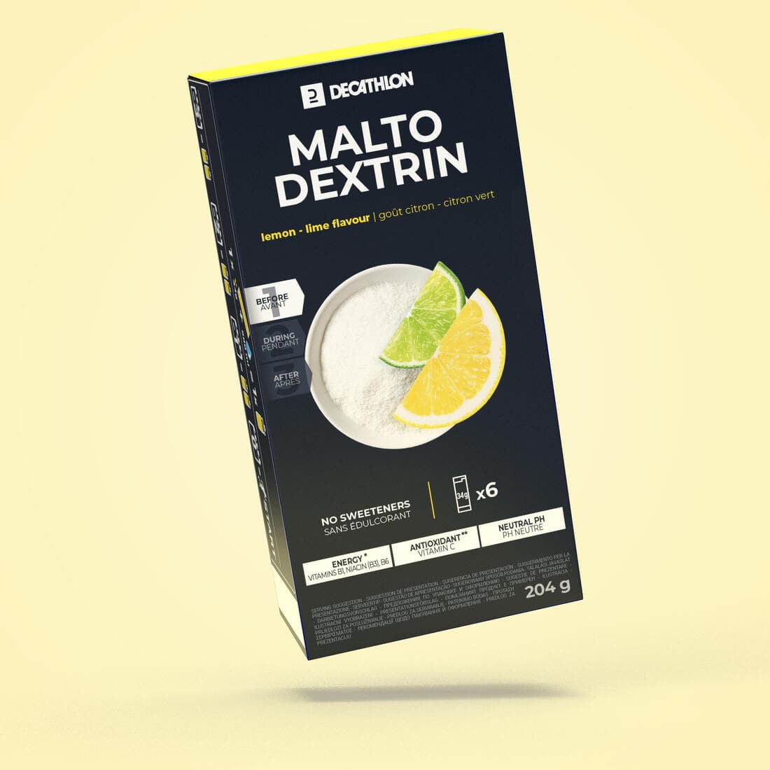 MALTODEXTRINE BOISSON EN POUDRE DOSETTE CITRON - 6X34G