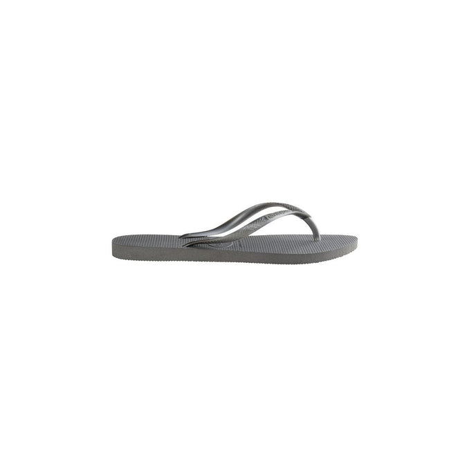 TONGS SANDALES FEMME HAVAIANAS SLIM STEEL GREY Decathlon Reunion