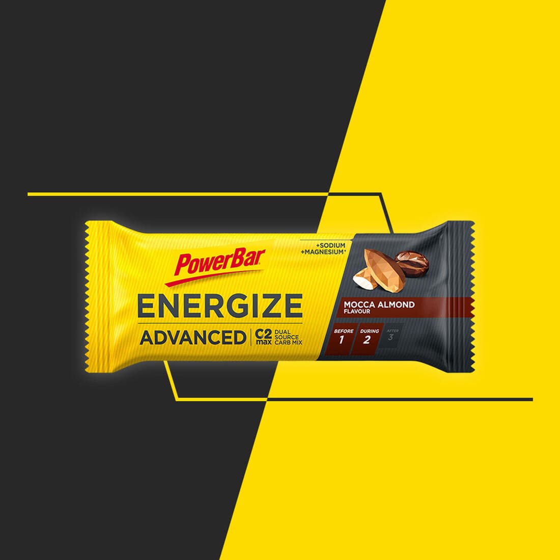 Powerbar Barre énergétique C2max Mocca Amandes (3 x 55g)