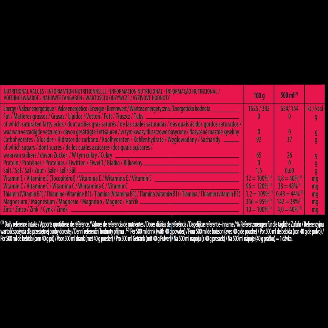 Boisson isotonique poudre ISOSTAR HYDRATE&PERFORM fruits rouges 560g