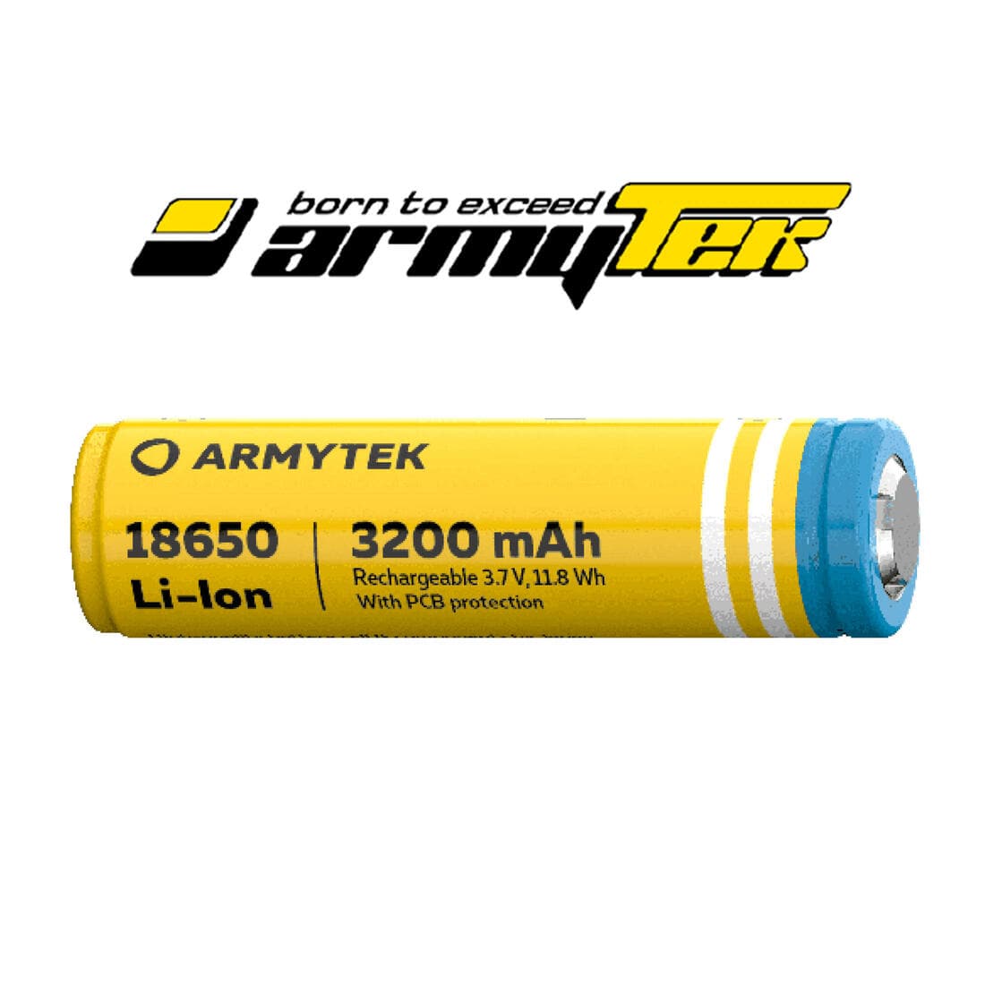 BATTERIE RECHARGEABLE ARMYTEK 18650 LI-ION