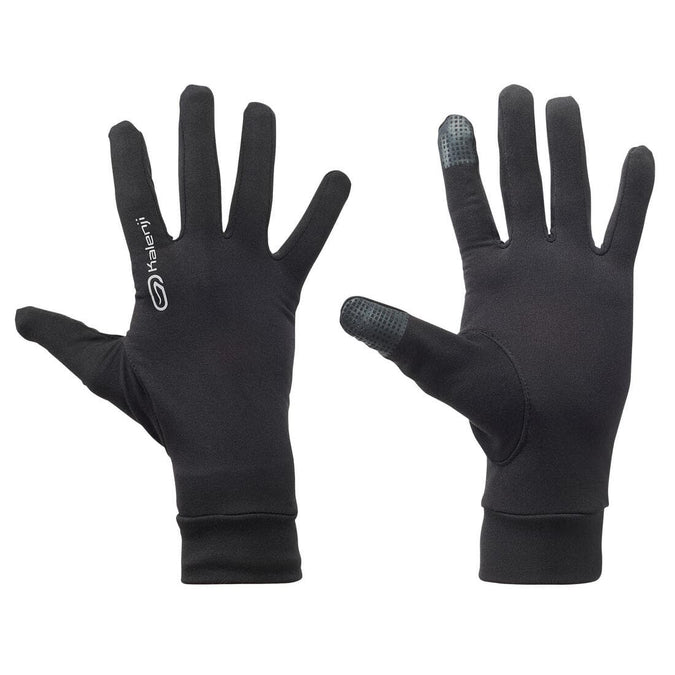 Gants de running tactiles Homme Femme - KIPRUN WARM+ 500 V2 noir - Maroc, achat en ligne