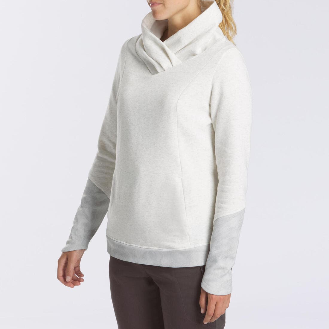 Pull de randonnée nature - NH500 - Femme