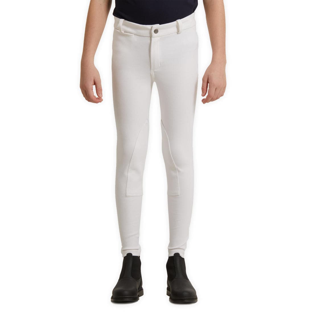 Pantalon de concours équitation Enfant - 100 blanc