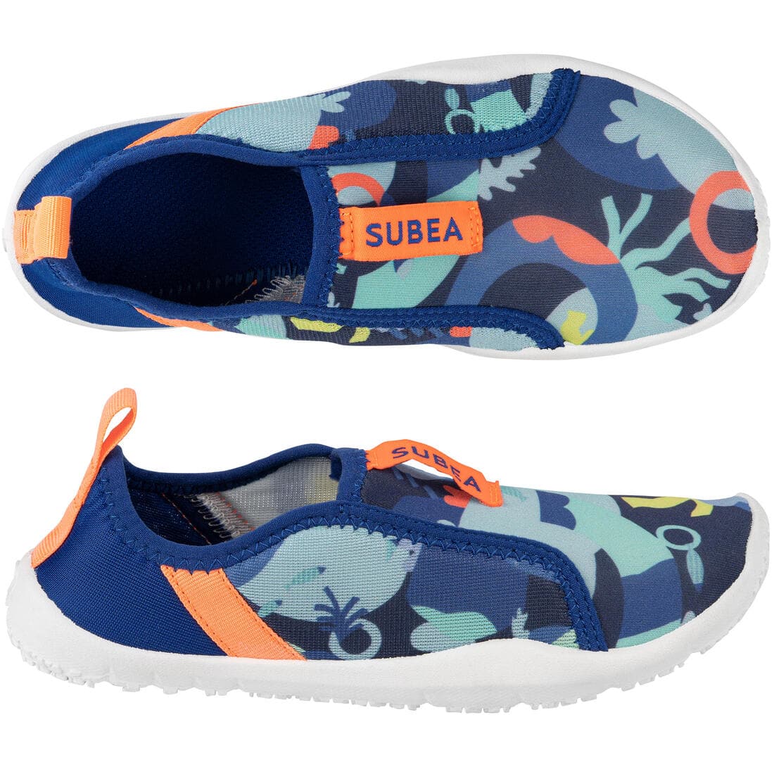 Chaussures aquatiques élastiques Enfant - Aquashoes 120 Beach Party