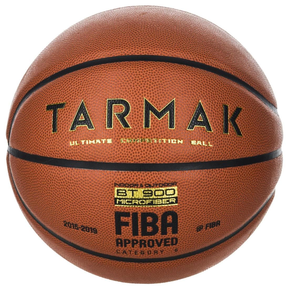 Ballon de basket BT900 de taille 6, homologué FIBA pour fille, garçon et femme