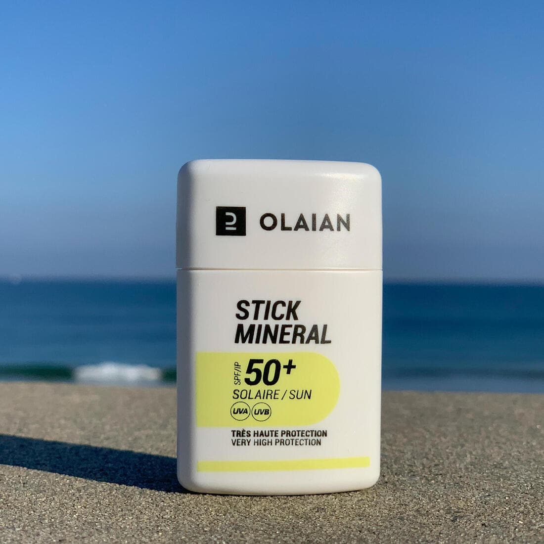 STICK solaire minéral et naturel pour le visage SPF50+ .BLANC.