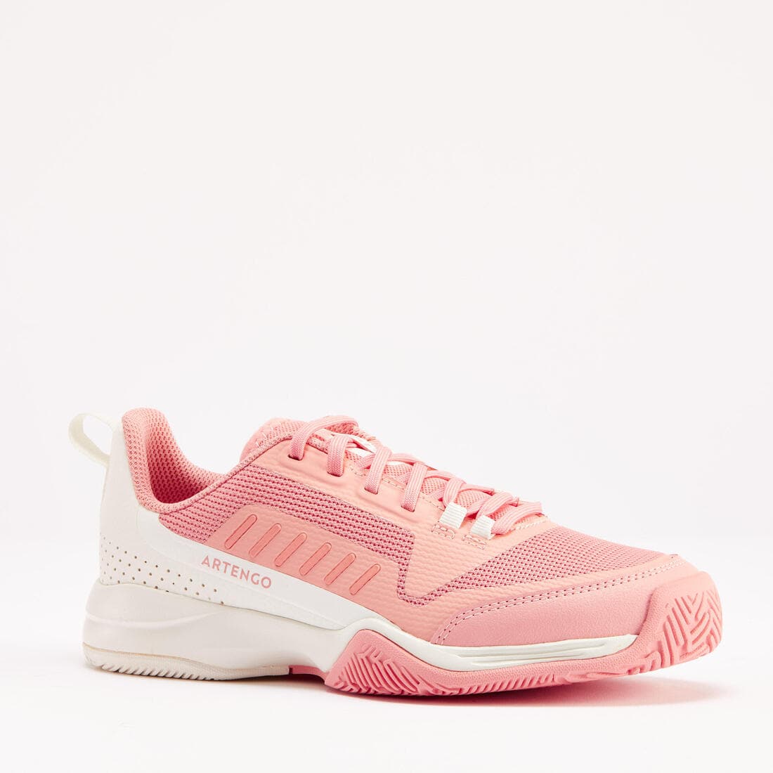 CHAUSSURES TENNIS ENFANT - TS500 FAST JR LACE PINKFIRE