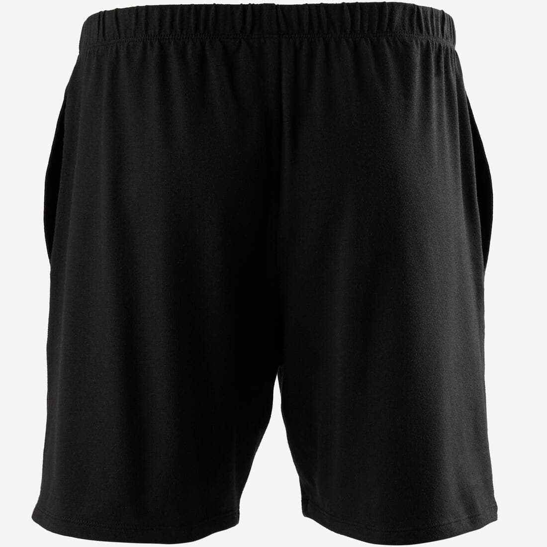 Short Fitness homme coton droit avec poche clés - 100 court