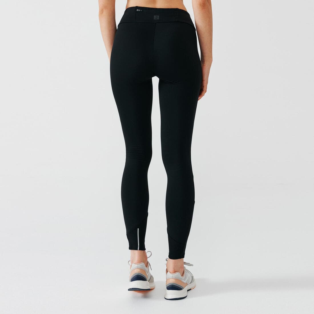 Legging chaud de running Femme - KIPRUN Run 100 Warm Noir