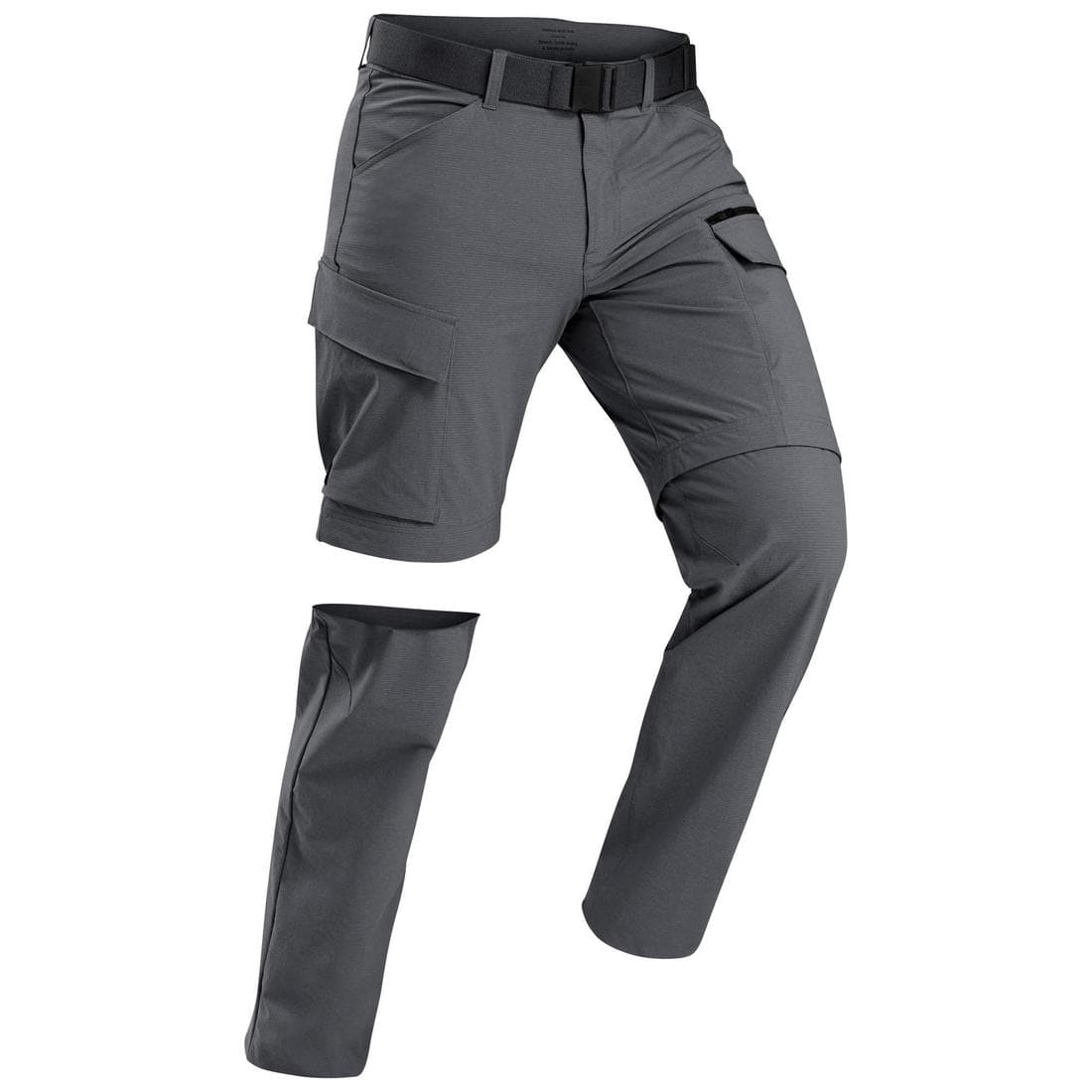 Pantalon modulable 2 en 1 de trek voyage - TRAVEL 900 MODUL gris Homme