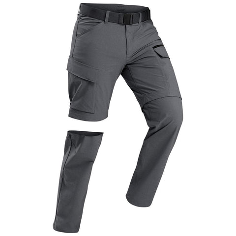 





Pantalon modulable 2 en 1 de trek voyage - TRAVEL 900 MODUL gris Homme