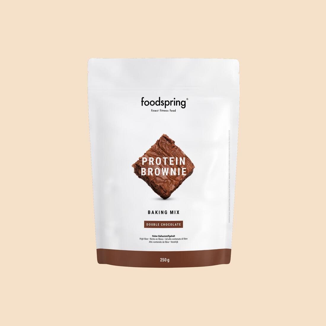 FOODSPRING brownie protéiné goût Chocolat 250g