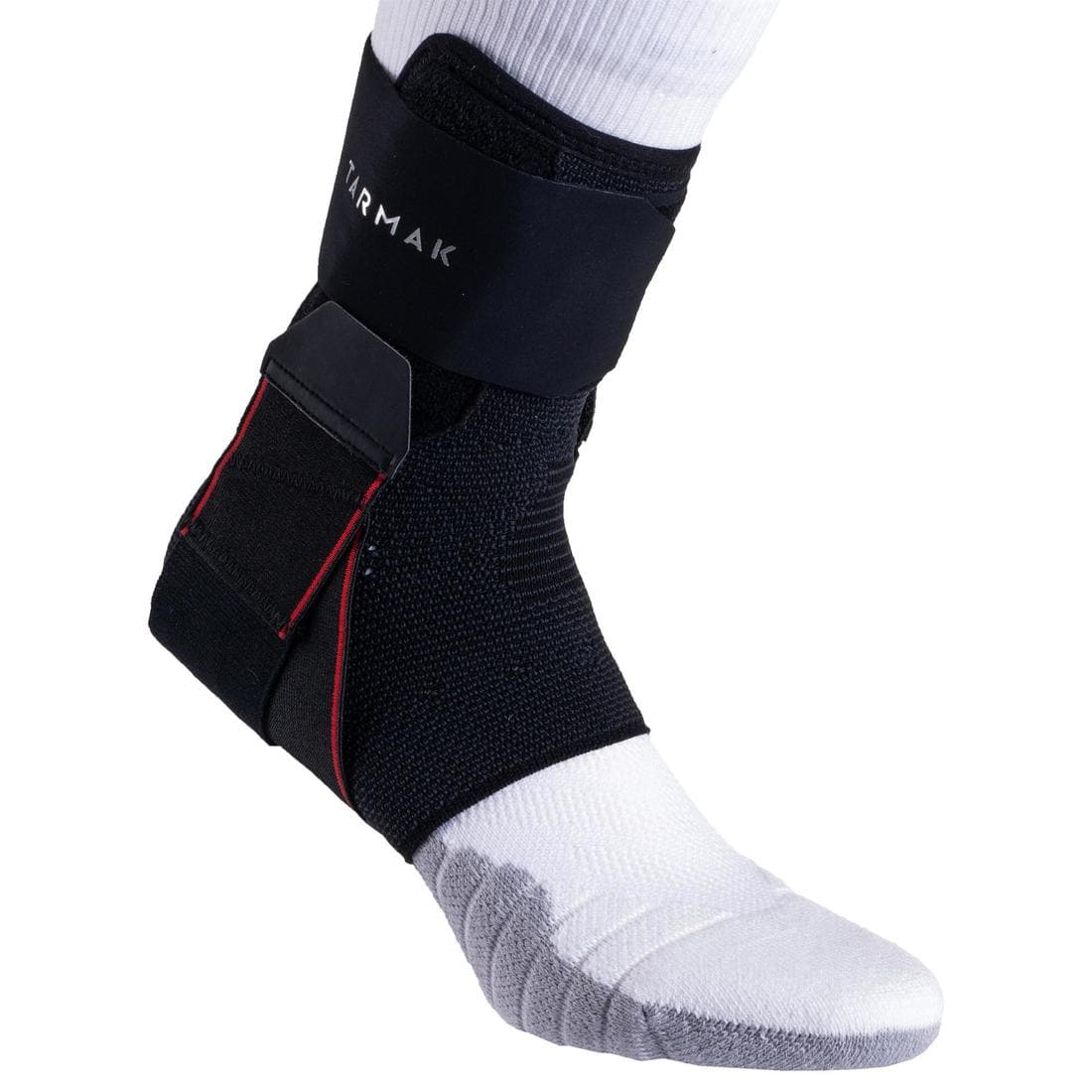 Chevillère de maintien ligamentaire gauche/droite homme/femme STRONG 500 noire